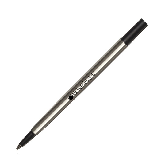 [D64800] Blister 2 refill in metallo per ROLLER Parker (R) NERO PUNTA FINE