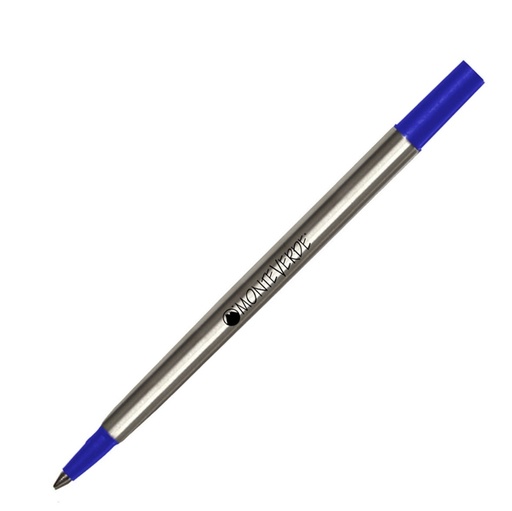 [D64801] Blister 2 refill in metallo per ROLLER Parker (R) BLU PUNTA FINE