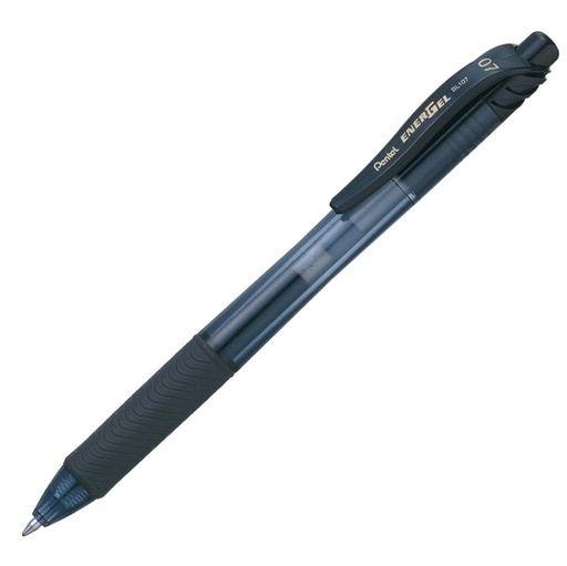 [D64832] ROLLER A SCATTO ENERGEL X BL107 NERO 0.7MM PENTEL