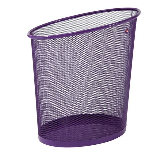 [D65183] Cestino gettacarte 18lt MESH in rete metallica viola ALBA