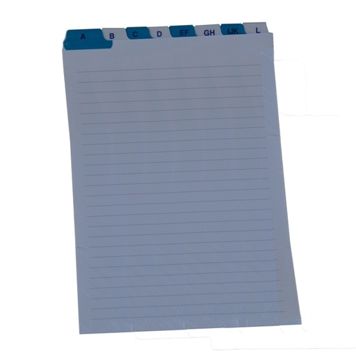[D65269] SCHEDE RUBRICA A-Z VERTICALE 24X17CM E3659 EDIPRO