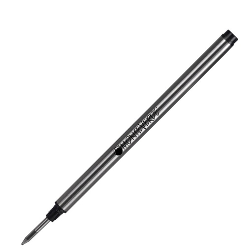 [D65618] Blister 2 refill in metallo per ROLLER Montblanc (R) NERO PUNTA MEDIA