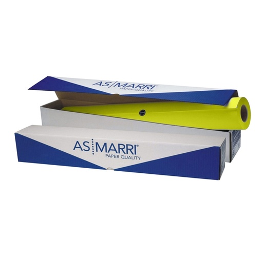 [D66676] Carta plotter inkjet giallo fluo 914mmx45mt 100gr J.100 8429 ASMarri