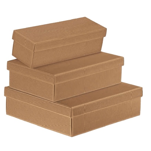 [D67351] SCATOLA C/COPERCHIO L340xP185xH95mm OND A AVANA