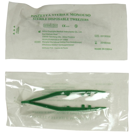 [D67430] PINZETTA STERILE MONOUSO