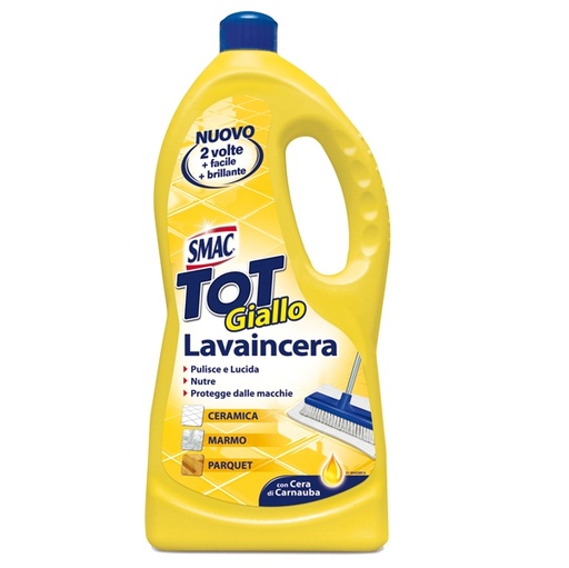 [D67540] SMAC TOT GIALLO LAVAINCERA PAVIMENTI 1 LITRO