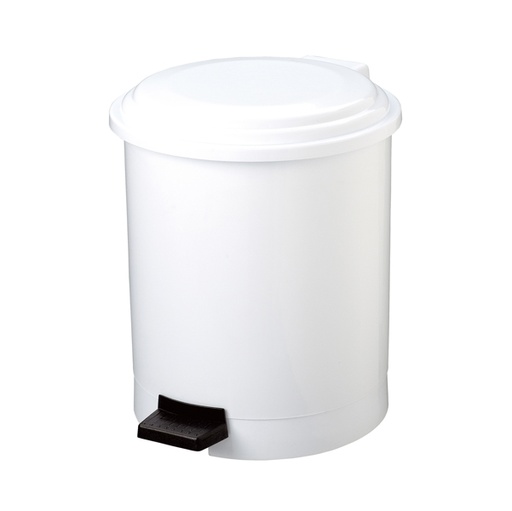 [D67554] PATTUMIERA A PEDALE RUF IN PPL BIANCO 20Lt