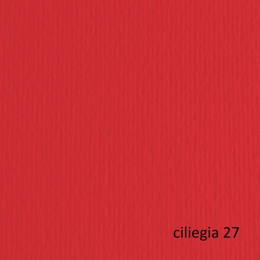 [D67616] CARTONCINO 50X70 220GR CILIEGIA 27 FABRIANO ELLE ERRE - BLISTER 20FG
