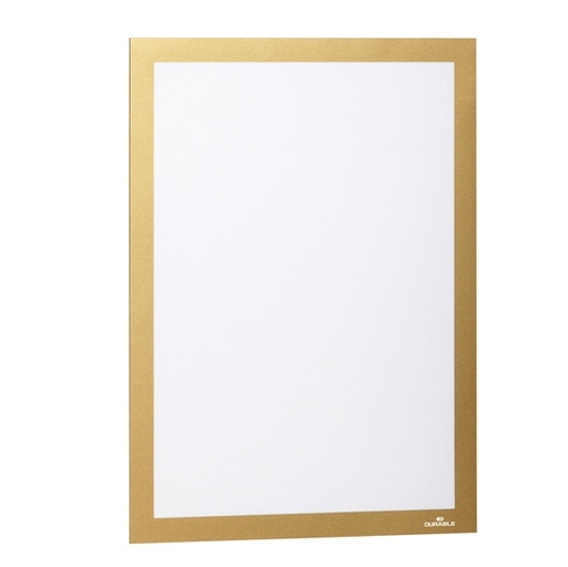 [D67825] Cornice espositiva adesiva Duraframe(R) A4 21x29,7cm oro DURABLE
