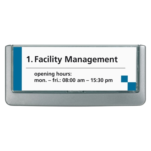 [D67863] TARGA FUORI PORTA CLICK SIGN 149x53MM DURABLE