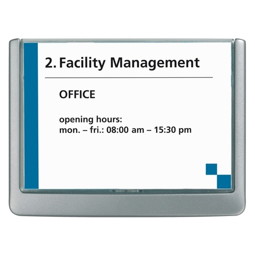 [D67864] TARGA FUORI PORTA CLICK SIGN 149x106MM DURABLE