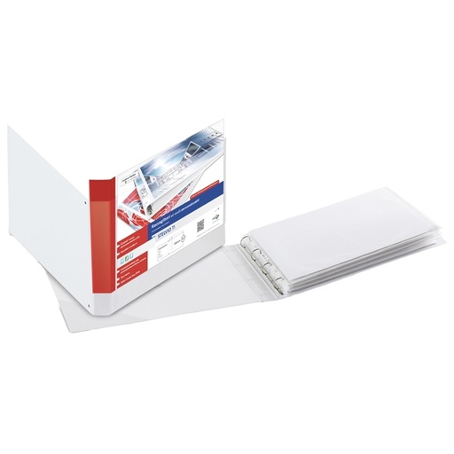 [D68026] Raccoglitore STELVIO TI 25 4D A3 42x30cm album bianco personalizzabile SEI ROTA