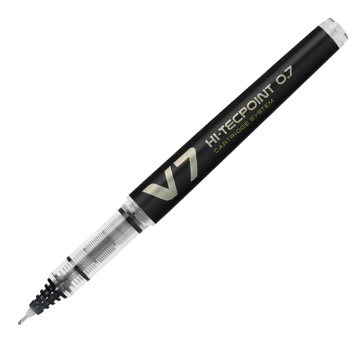 [D68096] ROLLER HI-TECPOINT V7 RICARICABILE NERO BEGREEN PILOT