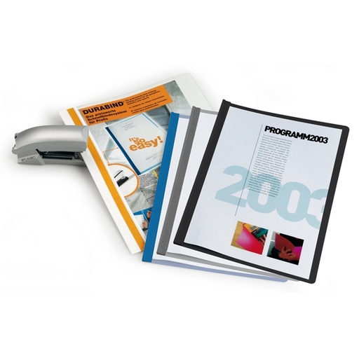 [D68106] CARTELLINA A4 Durabind AZZURRO per RILEGATURA A PUNTI 2250 DURABLE