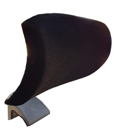 [D93937] Poggiatesta Nero per seduta Light