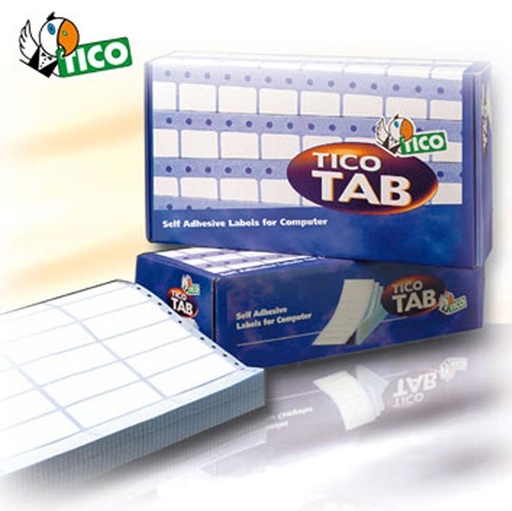 [D68190] Scatola 12000 etichette adesive TAB3-1023 102x36,2mm corsia tripla Tico