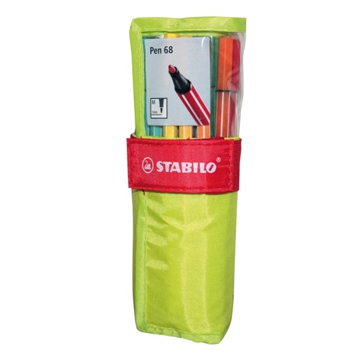[D68422] ROTOLO verde 25 PENNARELLI STABILO(R) PEN 68