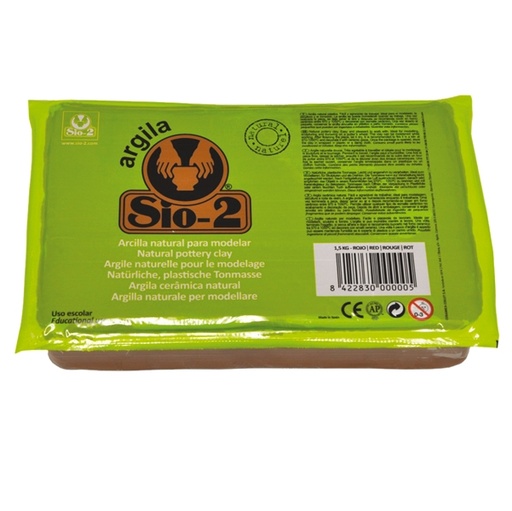 [D93951] Argilla rosso panetto 1,5kg Cwr