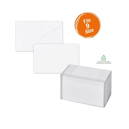 [D68896] SCATOLA 100biglietti+100buste f.to 9 9x14cm DALMAZIA 8309 SADOCH