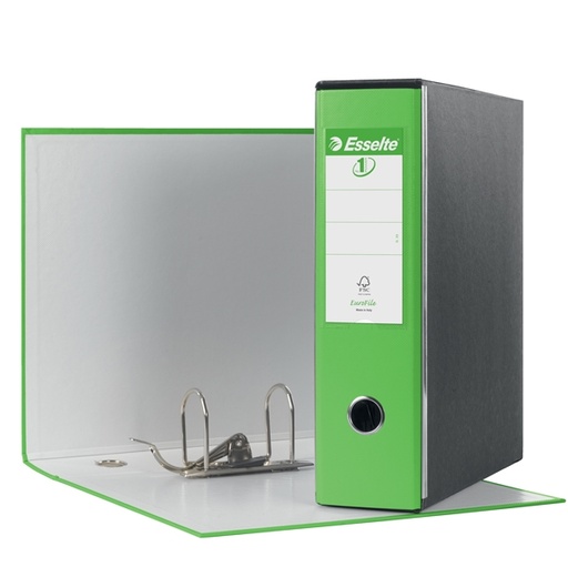 [D68912] Registratore EUROFILE G53 verde vivida dorso 8cm f.to commerciale ESSELTE