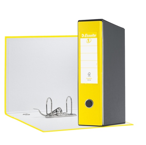 [D68918] Registratore EUROFILE G55 giallo vivida dorso 8cm f.to protocollo ESSELTE