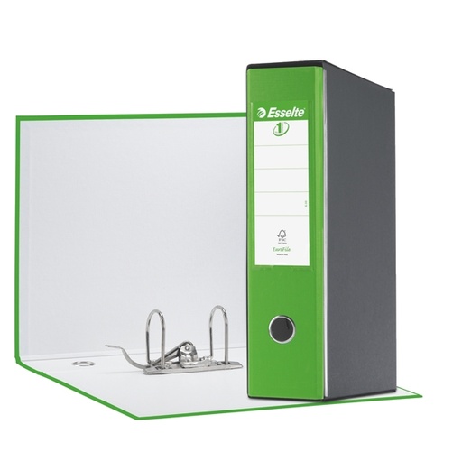 [D68919] Registratore EUROFILE G55 verde vivida dorso 8cm f.to protocollo ESSELTE