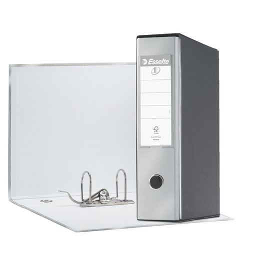 [D68924] Registratore EUROFILE G55 grigio metal dorso 8cm f.to protocollo ESSELTE