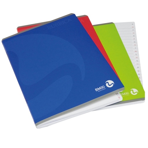 [D69380] RUBRICA P.M. 210x297mm 60fg 80gr 1rigo BM
