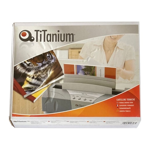 [D69888] 50 CARTELLINE TERMICHE 12mm BIANCO Grain Titanium