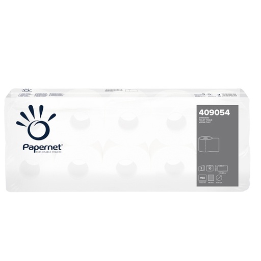[D69972] PACCO 10RT CARTA IGIENICA EURO 10 BLU 190 STRAPPI