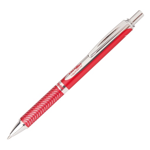 [D70503] ROLLER A SCATTO ENERGEL STERLING BL407 FUSTO ROSSO 0.7mm PENTEL