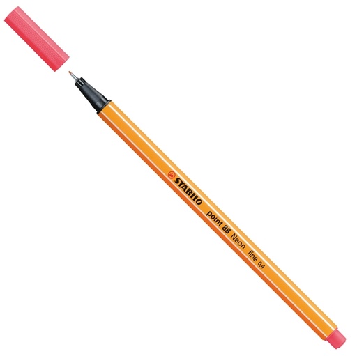 [D70757] PENNARELLO STABILO POINT 88/040 ROSSO NEON