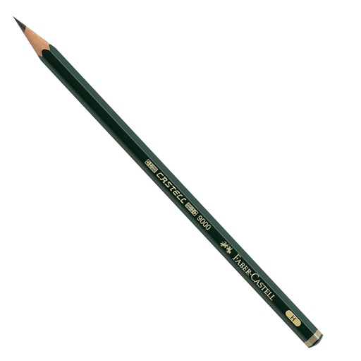 [D70777] MATITA GRAFITE CASTELL 9000 H esagonale FABER CASTELL