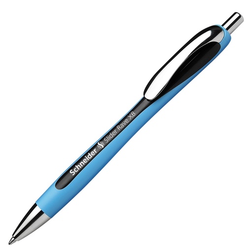 [D70810] Penna a sfera a scatto SLIDER RAVE XB nero SCHNEIDER