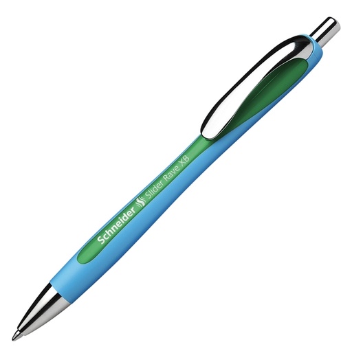 [D70813] Penna a sfera a scatto SLIDER RAVE XB verde SCHNEIDER