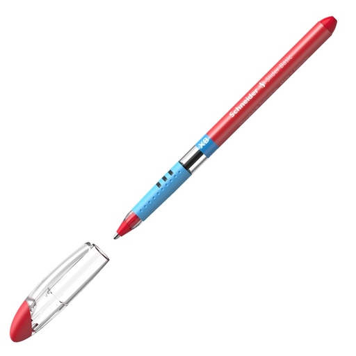 [D70823] Penna a sfera SLIDER BASIC XB rosso SCHNEIDER