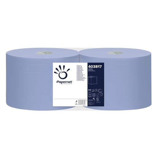 [D70866] BOBINA PULIUNTO BLU SUPERIOR MICROGOFFRATO 500 strappi - 190mt