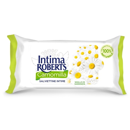 [D70945] Pack 12 Salviette Salviette Intime Camomilla Roberts