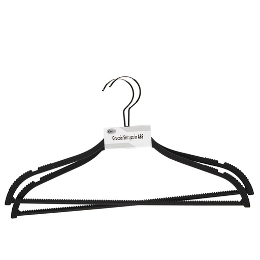 [D93997] Set 2 grucce antiscivolo nero 42x0,6cm