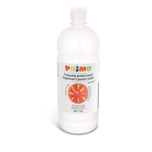 [D71070] Tempera pronta Primi Passi 1lt bianco PRIMO