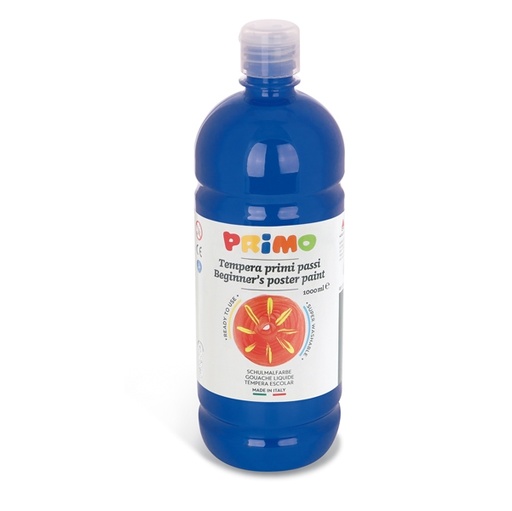 [D71078] Tempera pronta Primi Passi 1lt blu oltremare PRIMO