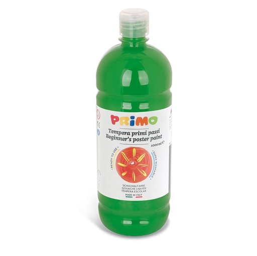 [D71080] Tempera pronta Primi Passi 1lt verde brillante PRIMO