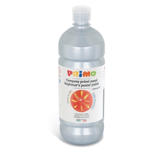 [D71084] Tempera pronta Primi Passi 1lt argento PRIMO