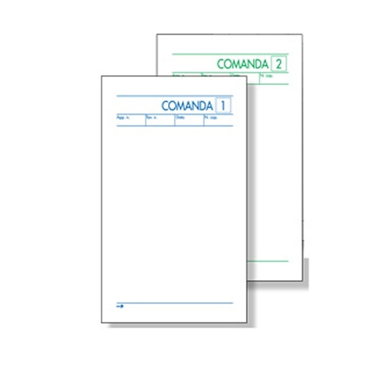 [D71204] BLOCCO COMANDE A 7 TAGLIANDI 25FGX2 RIC 10X22CM ART 513/2 BM