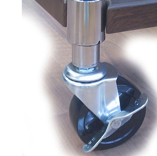 [D71228] SET 4 RUOTE per LIBRERIE ARCHIMEDE LIGHT
