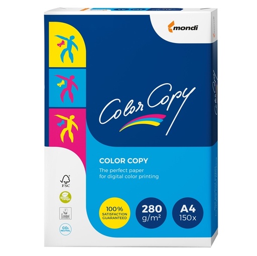 [D71484] CARTA BIANCA COLOR COPY A4 210x297mm 280gr 150fg MONDI