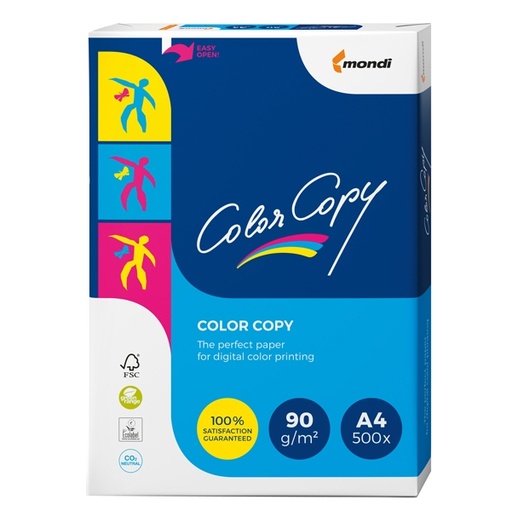 [D71528] CARTA BIANCA COLOR COPY A4 210x297mm 90gr 500fg MONDI