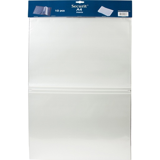 [D71614] SET 10 INSERTI DOPPI A4 x Porta Menu' TRENDY, DESIGN, RIO e ROYAL