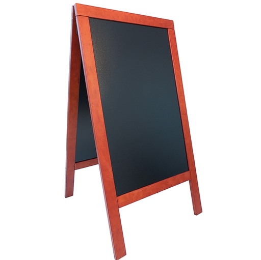 [D71639] LAVAGNA MOGANO A CAVALLETTO 71x139cm SANDWICH Securit