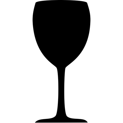 [D71668] LAVAGNA DA PARETE 'BICCHIERE' SILHOUETTE Securit